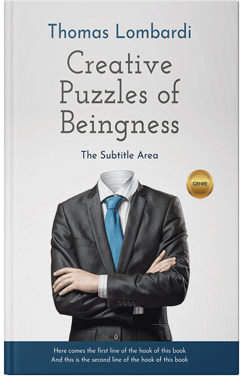 Front view of Premade Health & Mind & Body Book Cover - Mercury