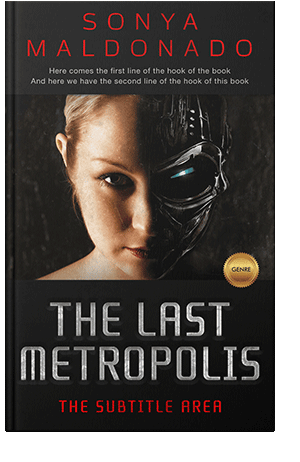 Pre Made Book Cover Tan