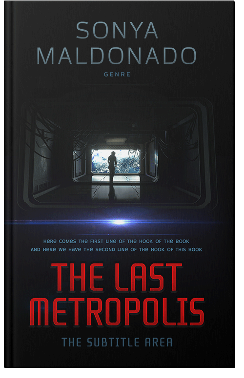 Front view of Premade Apocalyptica Book Cover - Cinder