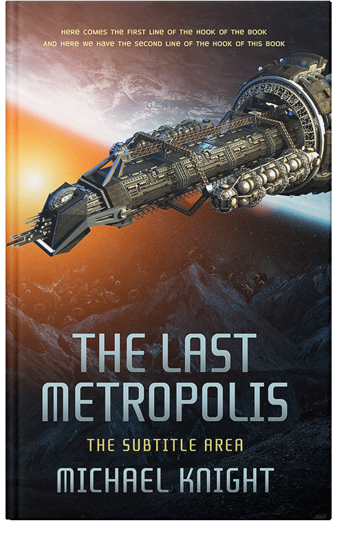 Front view of Premade Science Fiction Book Cover - Cameo