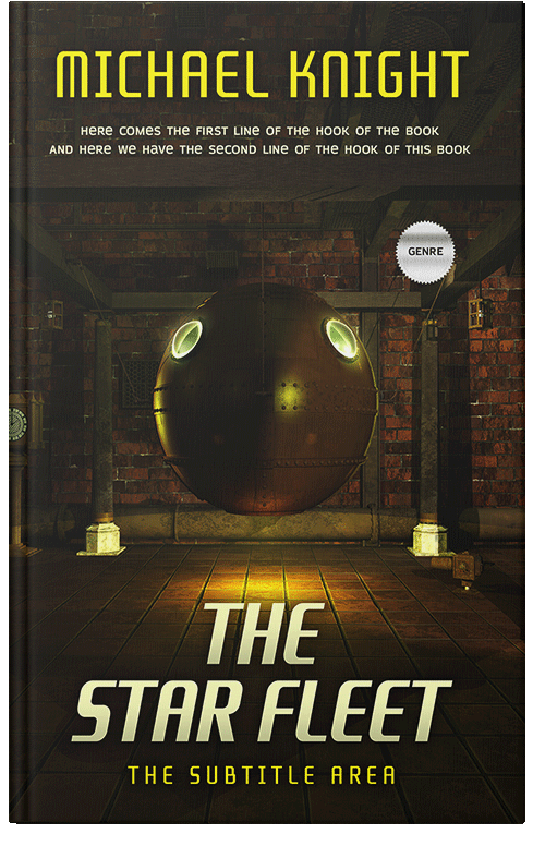 Front view of Premade Science Fiction Book Cover - Eternity