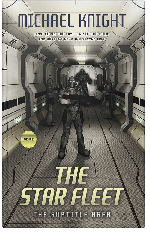 Front view of Premade Science Fiction Book Cover - Armadillo