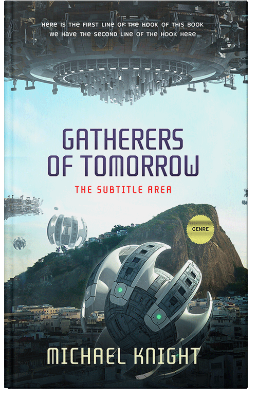 Front view of Premade Science Fiction Book Cover - Iceberg