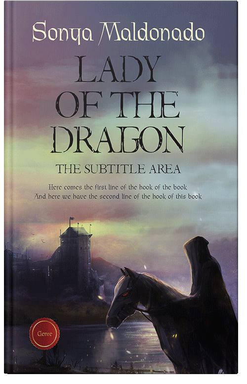 Front view of Premade Fantasy Book Cover - Ship Gray