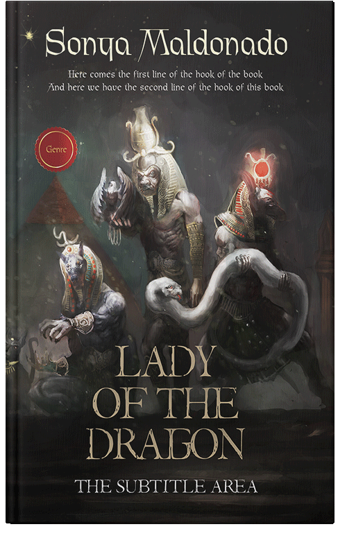 Front view of Premade Fantasy Book Cover - Dune