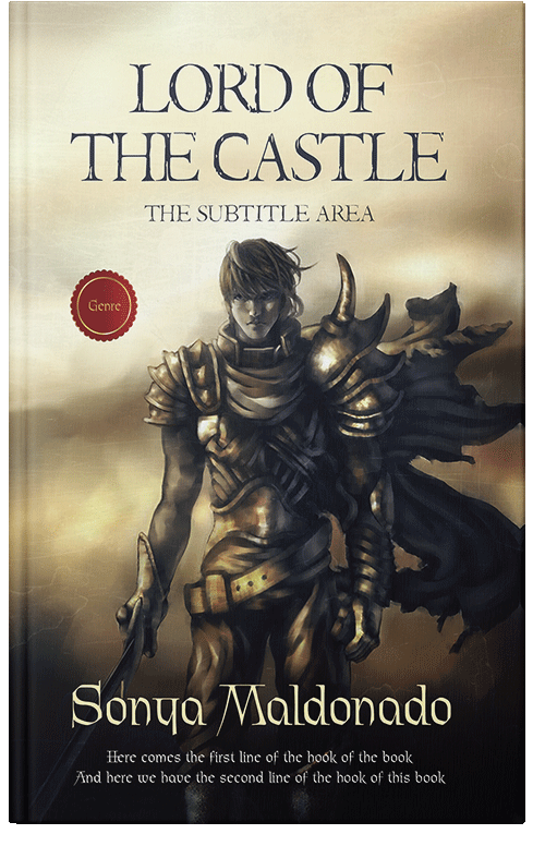 Front view of Premade Fantasy Book Cover - Raffia