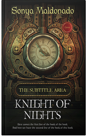 Premade Book Cover Oil