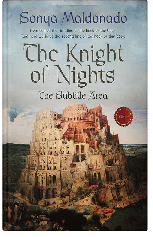 Front view of Premade Fantasy Book Cover - Mist Gray