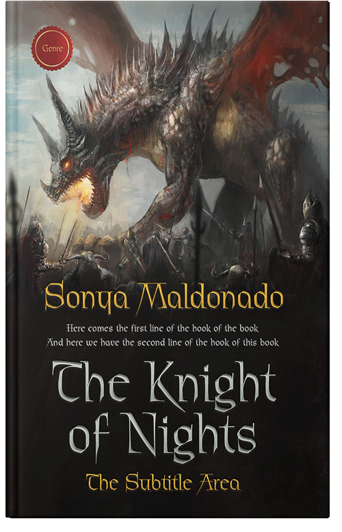 Front view of Premade Fantasy Book Cover - Malta