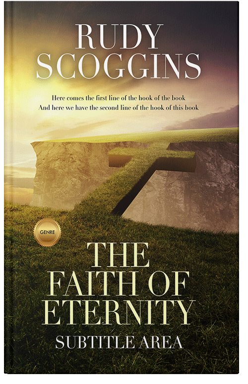 Front view of Premade Religion & Spirituality Book Cover - Calico