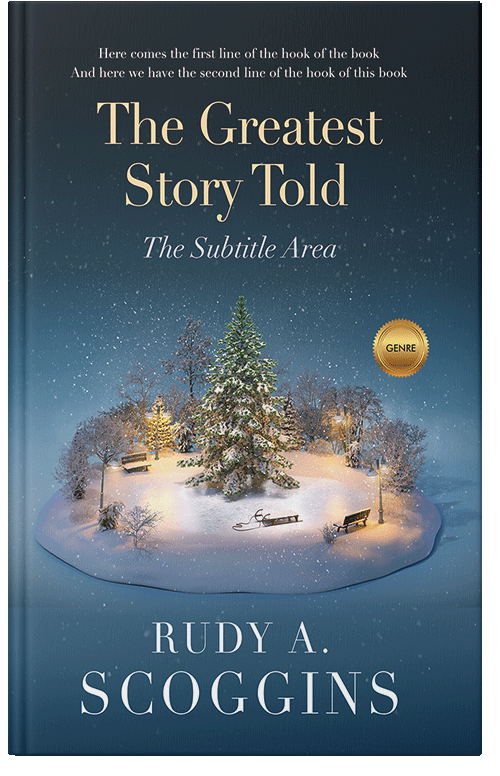 Front view of Premade Fantasy Book Cover - William