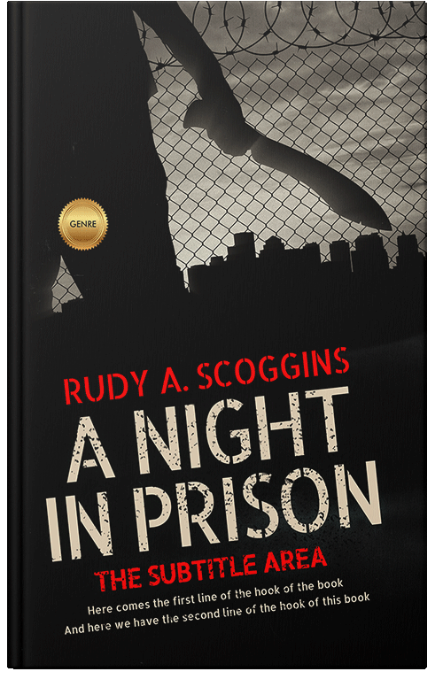 Front view of Premade Apocalyptica Book Cover - Cod Gray