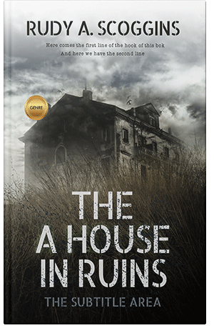 Premade Book Cover Quill Gray