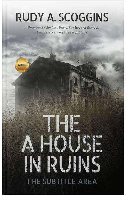 Front view of Premade Mystery & Thriller & Suspense Book Cover - Quill Gray