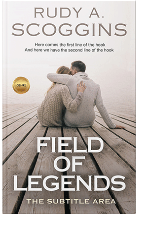 Pre Made Book Cover Swirl