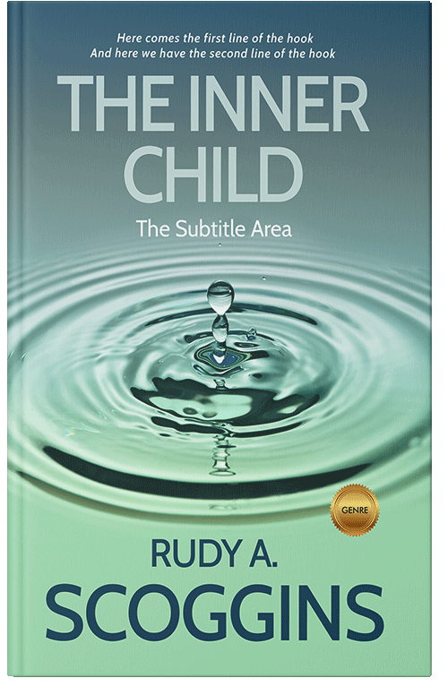 Front view of Premade Self-Improvement & Self-Help Book Cover - Fringy Flower