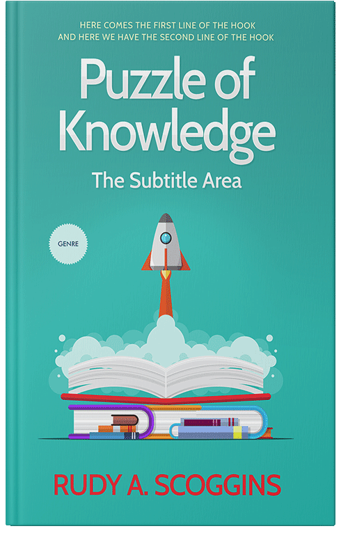 Front view of Premade Business Book Cover - Keppel