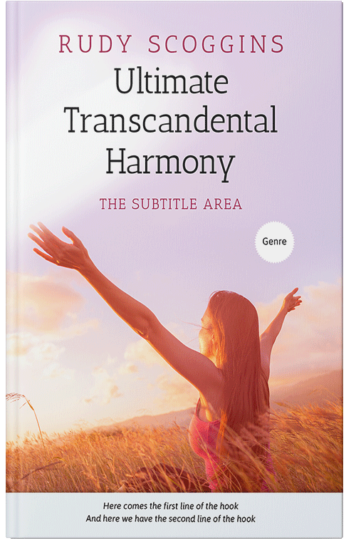 Front view of Premade Health & Mind & Body Book Cover - Prim