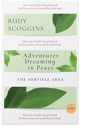 Pre Made Book Cover Fern Green