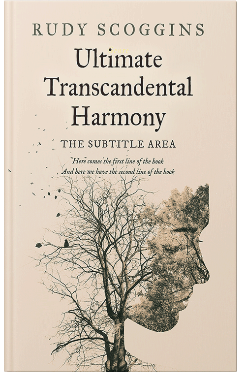 Front view of Premade Religion & Spirituality Book Cover - Albescent White