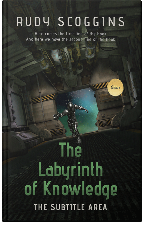 Front view of Premade Science Fiction Book Cover - Rangoon Green