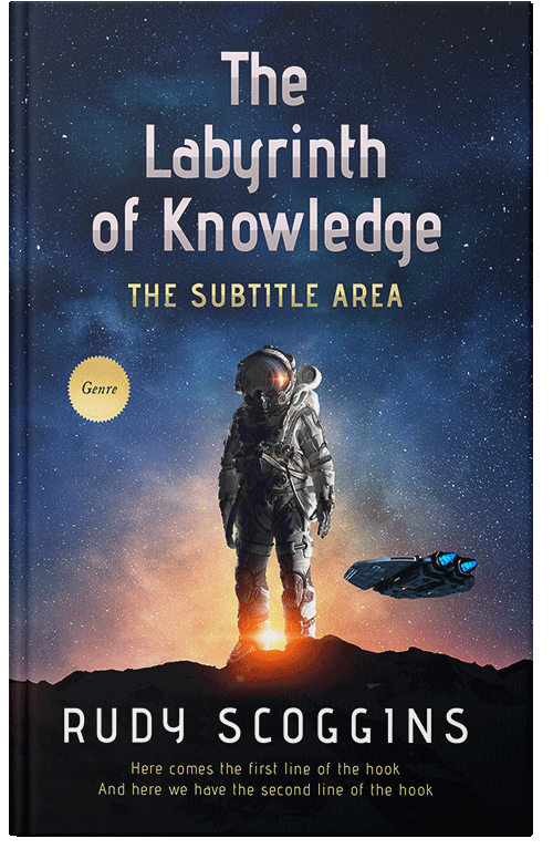 Front view of Premade Science Fiction Book Cover - Eunry