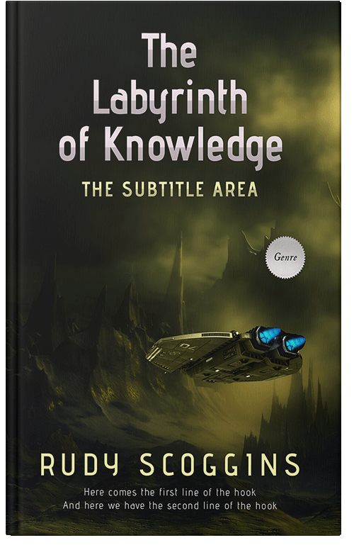 Front view of Premade Science Fiction Book Cover - Eternity