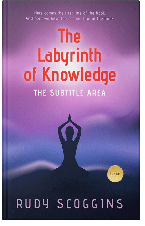 Front view of Premade Religion & Spirituality Book Cover - Wisteria