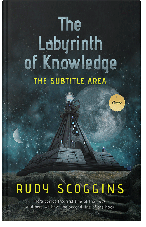 Front view of Bunker #2590 - Premade Science Fiction Book Cover