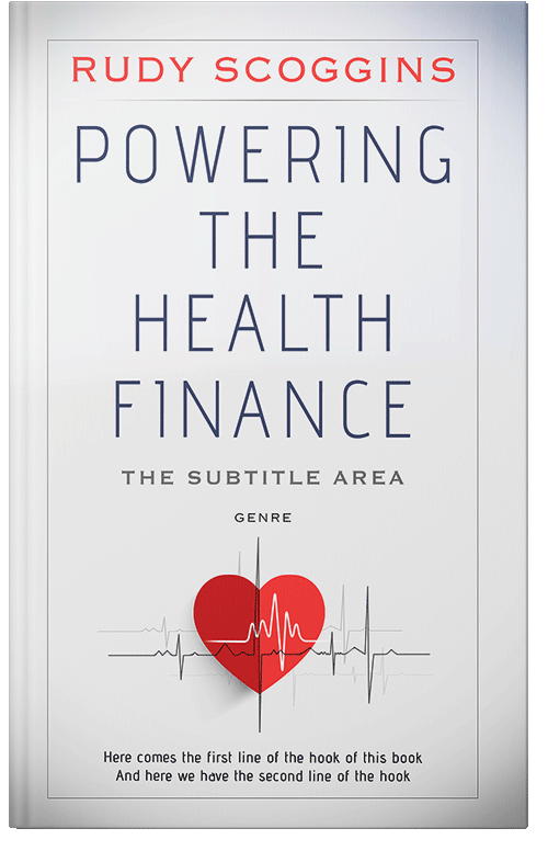 Front view of Premade Medical Book Cover - Black Haze