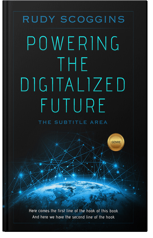 Front view of Premade Business Book Cover - Firefly