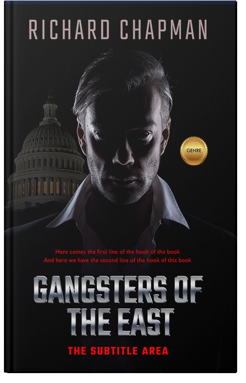 Front view of Premade Mystery & Thriller & Suspense Book Cover - Cod Gray