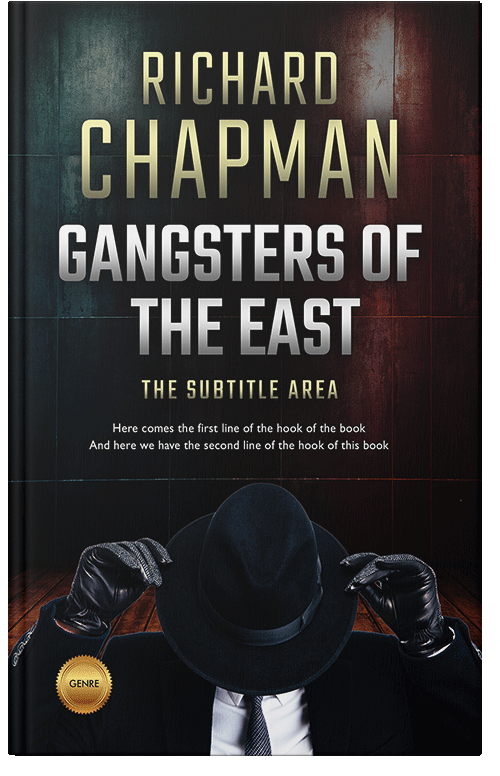 Front view of Premade Mystery & Thriller & Suspense Book Cover - Woodsmoke