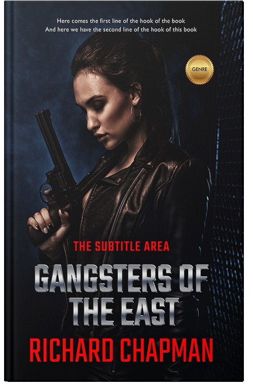 Front view of Premade Mystery & Thriller & Suspense Book Cover - Woodsmoke