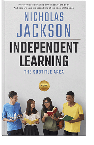 Pre Made Book Cover Bright Gray