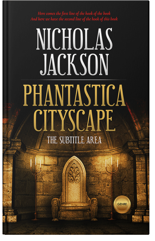 Front view of Premade Historical Book Cover - Tussock