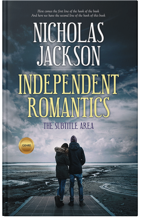 Front view of Premade Romance Book Cover - Te Papa Green