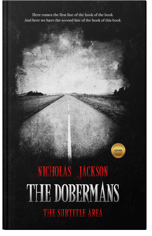 Front view of Premade Mystery & Thriller & Suspense Book Cover - Cod Gray