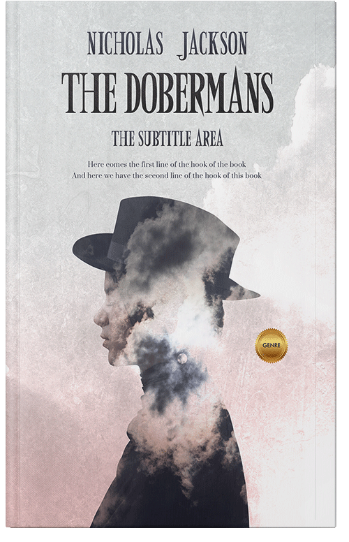 Front view of Premade Horror Book Cover - Ebb