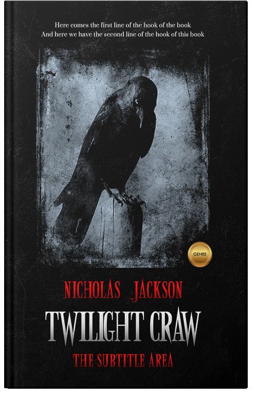 Front view of Premade Mystery & Thriller & Suspense Book Cover - Dusty Gray