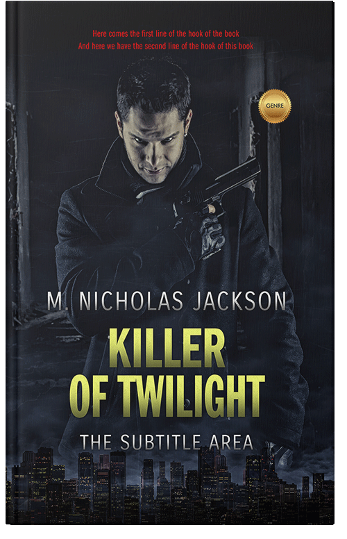 Front view of Premade Action & Adventure Book Cover - Bunker