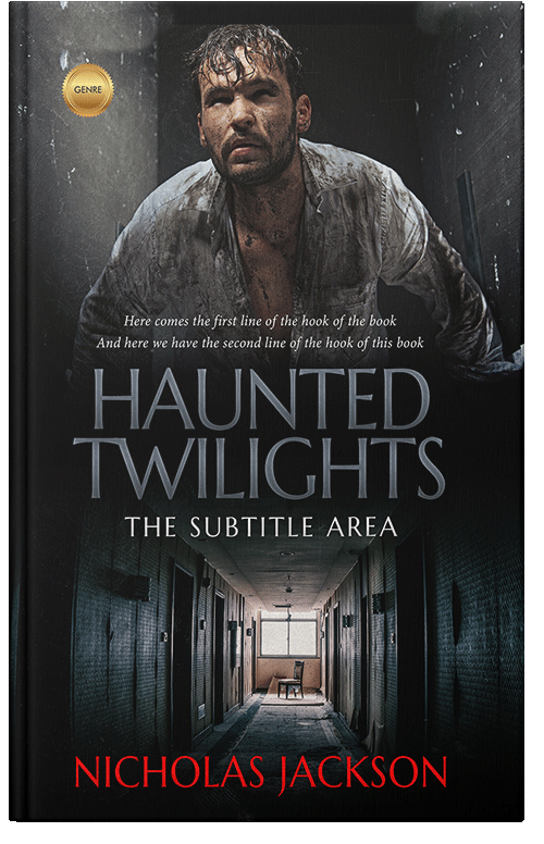 Front view of Premade Mystery & Thriller & Suspense Book Cover - Woodsmoke