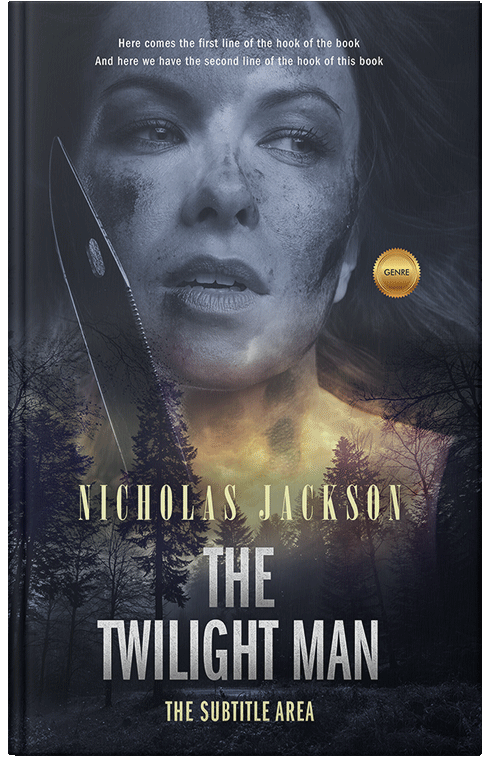 Front view of Premade Mystery & Thriller & Suspense Book Cover - Charade