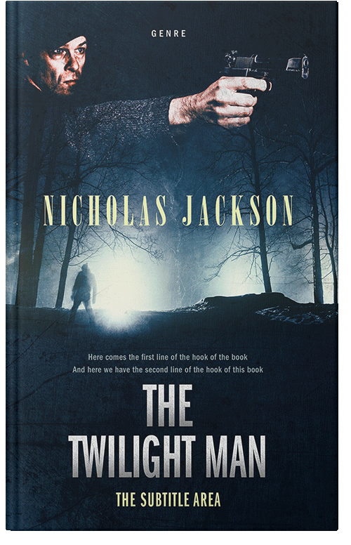 Front view of Premade Mystery & Thriller & Suspense Book Cover - Firefly