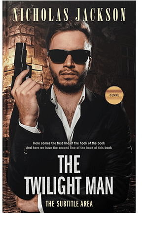 Pre Made Book Cover Night Rider