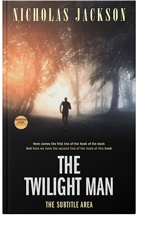 Pre Made Book Cover Cocoa Brown