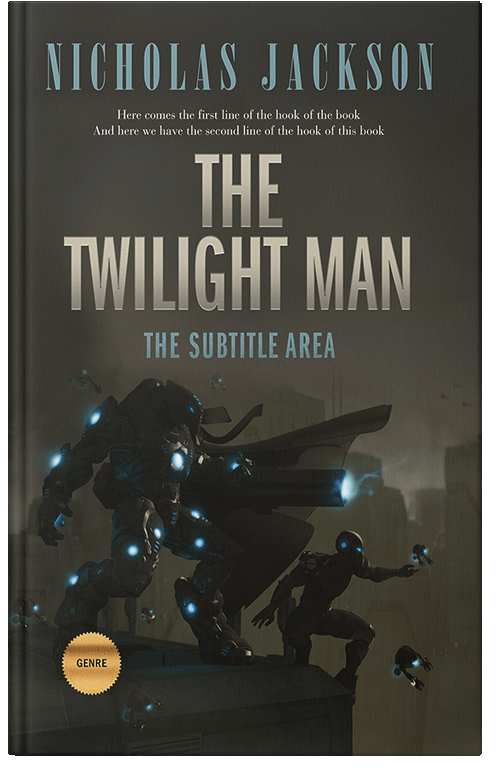 Front view of Premade Science Fiction Book Cover - Rangitoto