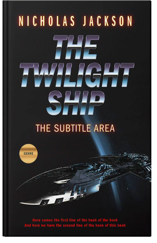 Front view of Premade Science Fiction Book Cover - Woodsmoke