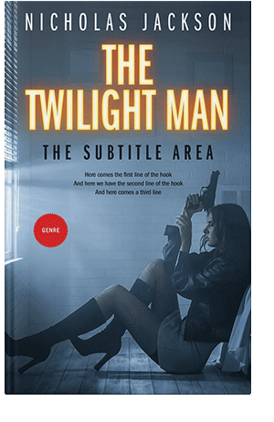 Pre Made Book Cover Pickled Bluewood