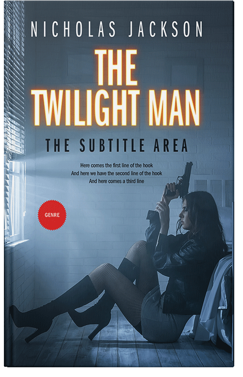 Front view of Premade Mystery & Thriller & Suspense Book Cover - Pickled Bluewood